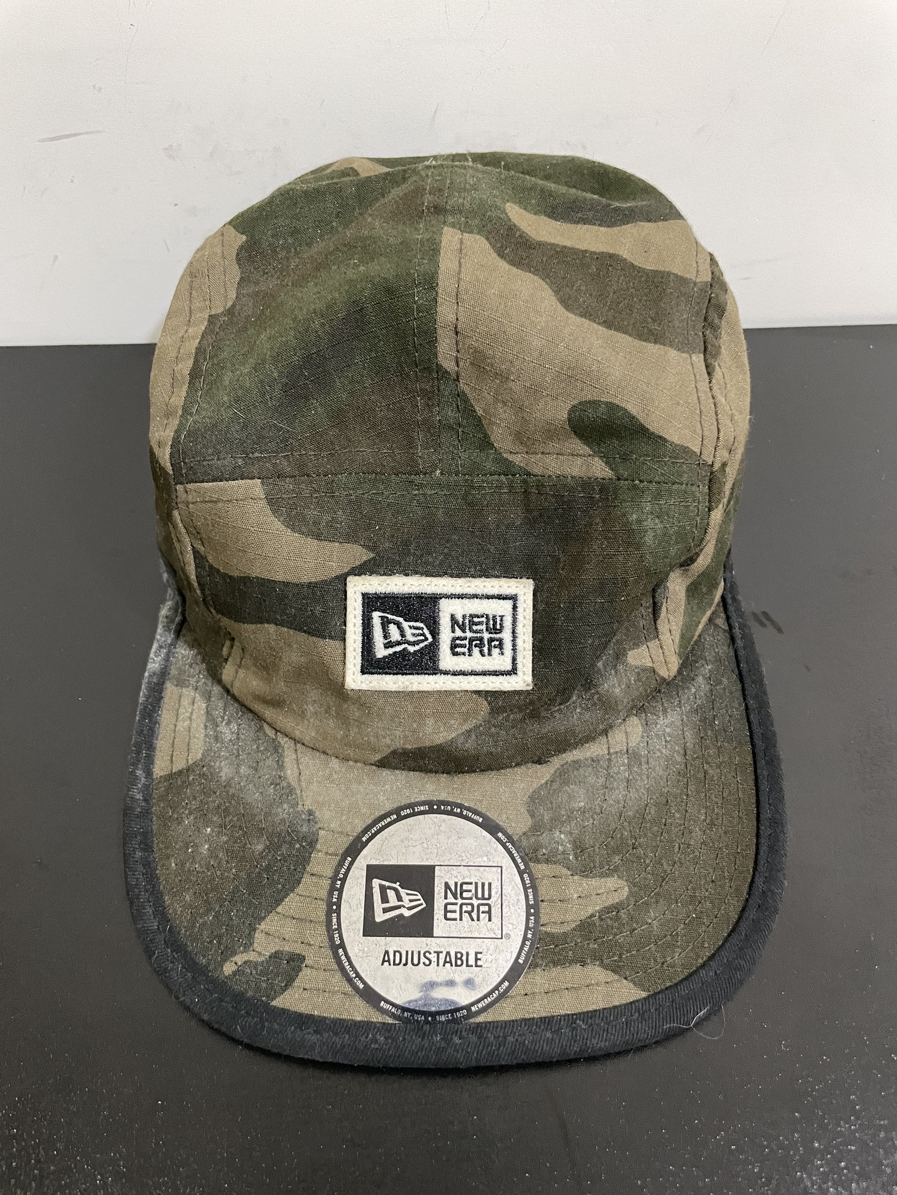 迷彩五分割帽 整理前